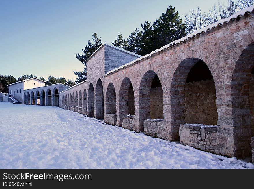 Macereto's Sanctuary (Visso - Italy) /detail. Macereto's Sanctuary (Visso - Italy) /detail