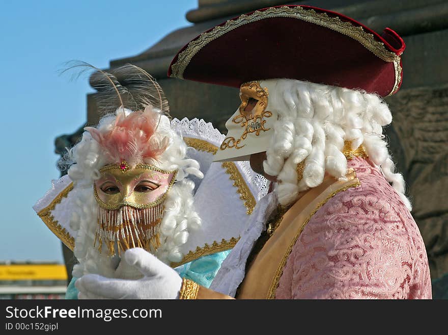 Mask Of Carnival Of Venice