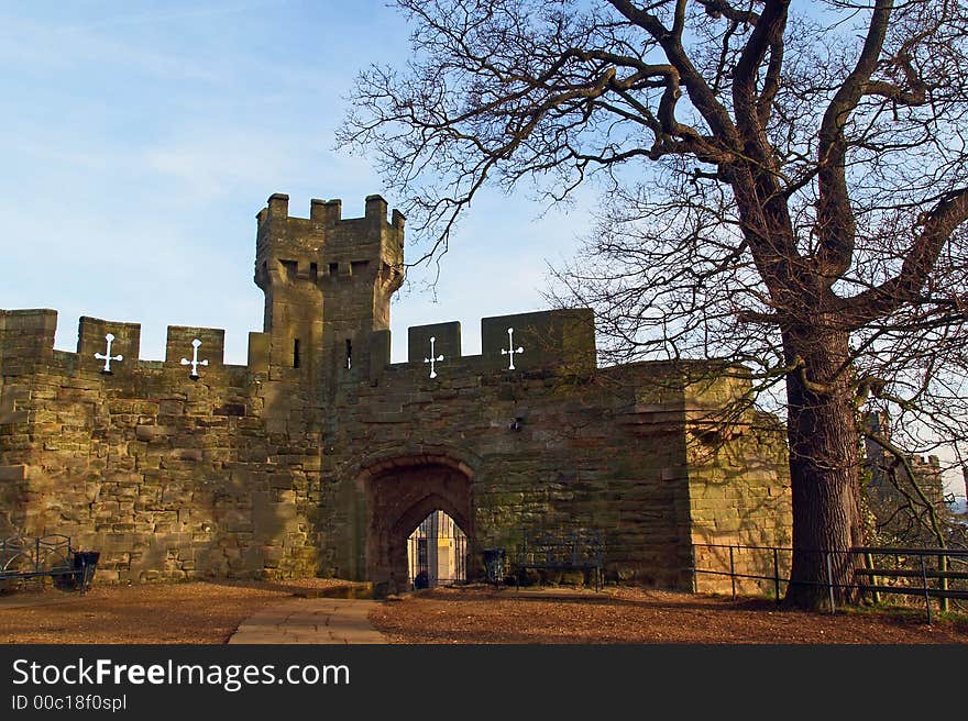 Warwick castle in the UK