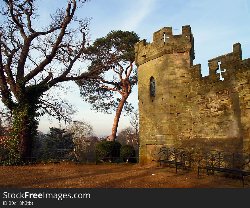 Warwick castle in the UK