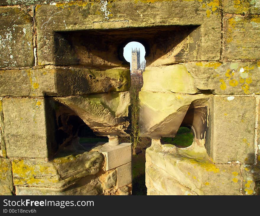 Warwick castle in the UK