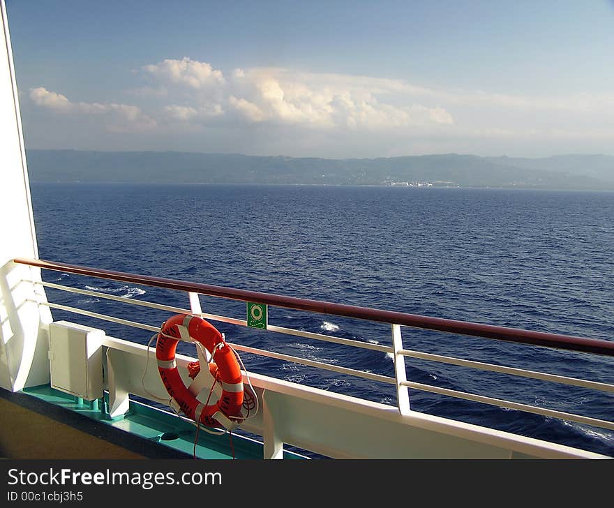 Setting sail after a great day in Ocho rios, Jamacia. Setting sail after a great day in Ocho rios, Jamacia