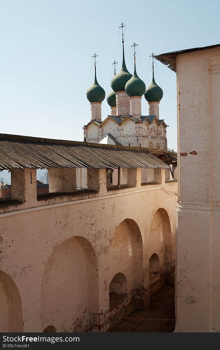 Old churches in Rostov-Velikiy, Russia