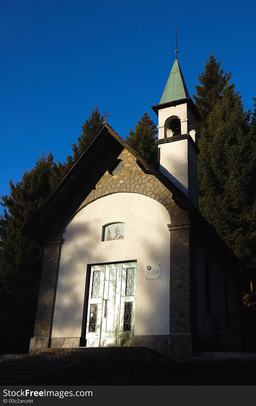 Little mountain Church west alps. Little mountain Church west alps