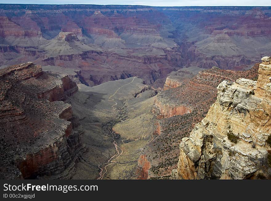 Valley Path at Grand Canyon