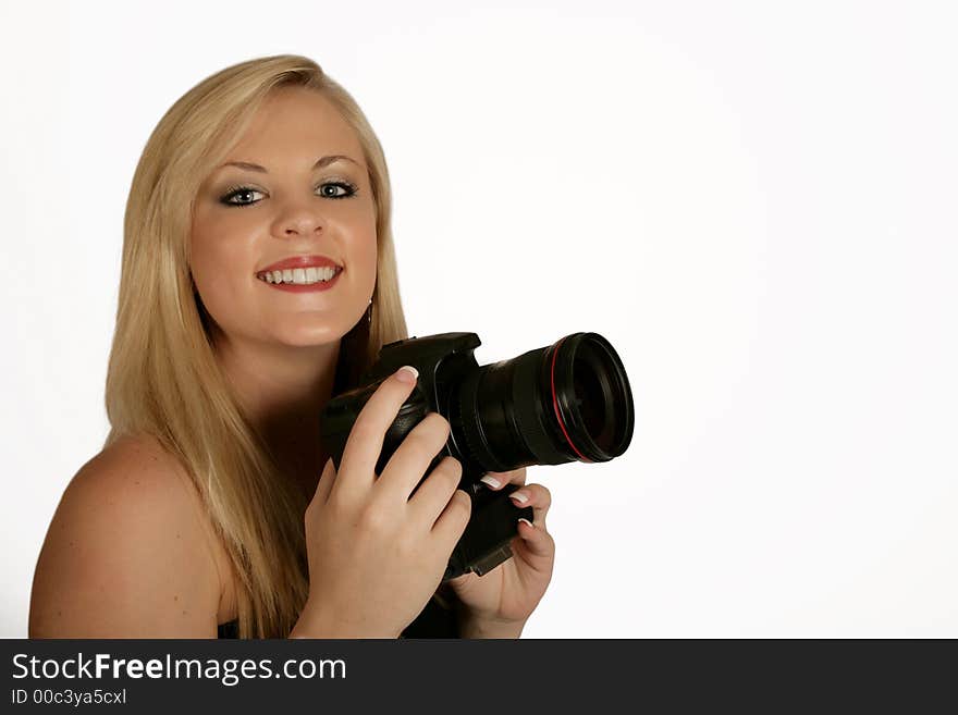 Pretty Camera woman