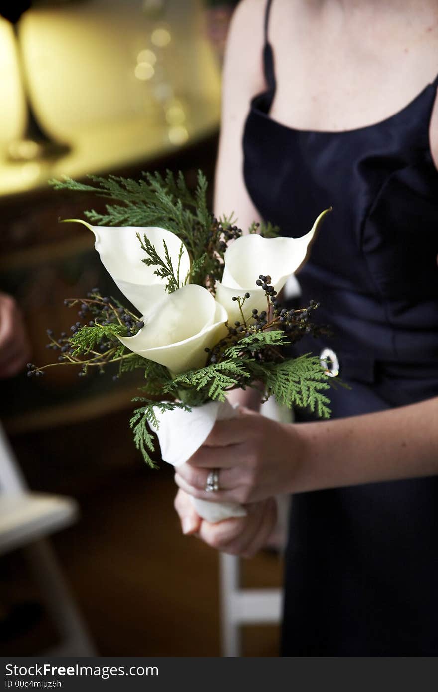 A small Bridal Wedding Bouquet