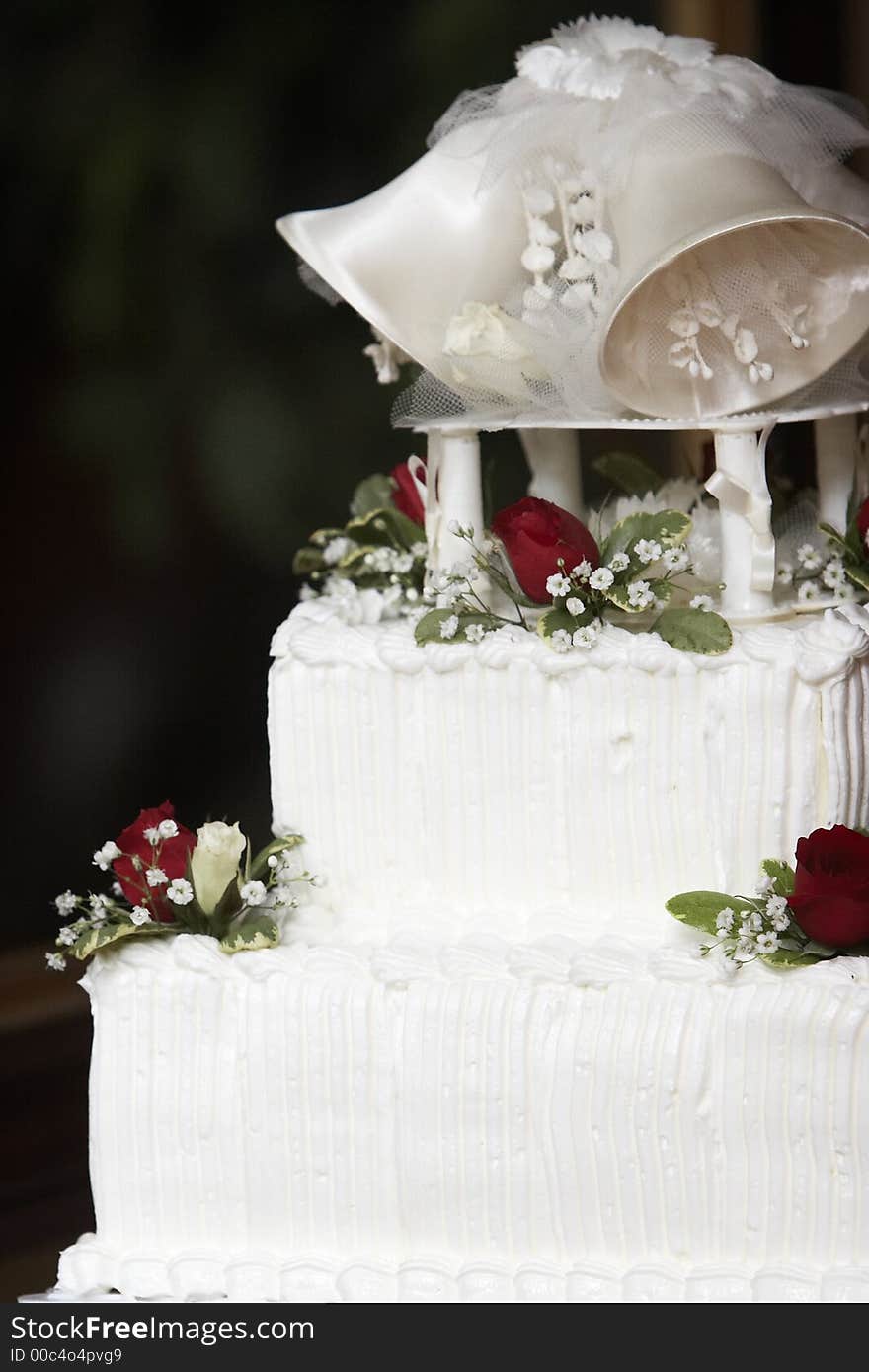 Top of a wedding cake