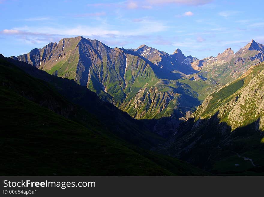 Nice mountain landscape in the summertime – outdoor. Nice mountain landscape in the summertime – outdoor