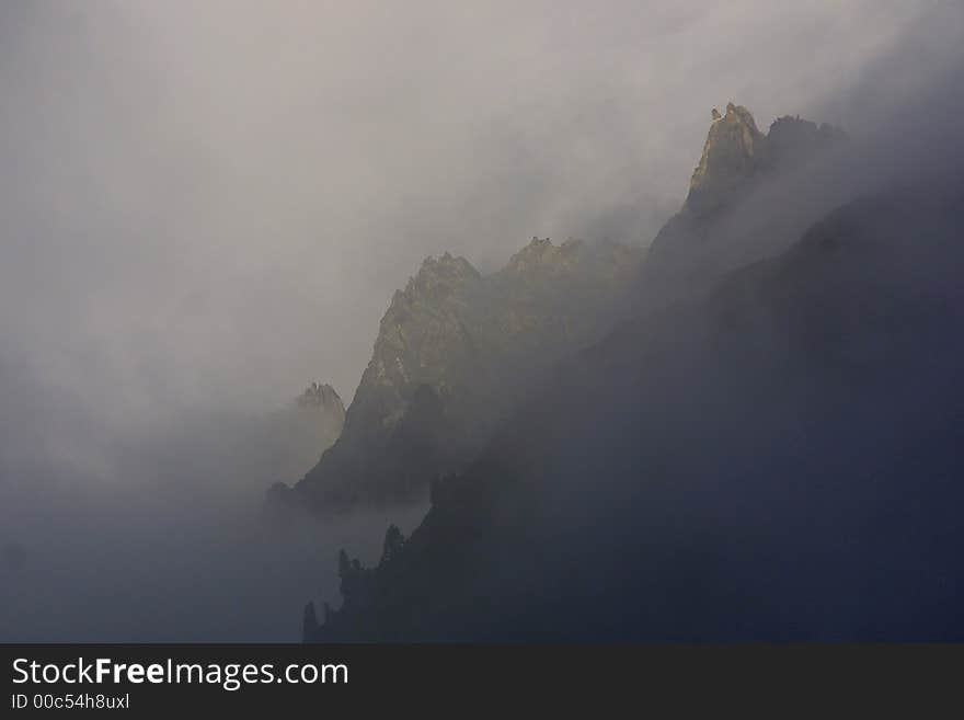 Nice mountain landscape in the summertime – outdoor. Nice mountain landscape in the summertime – outdoor