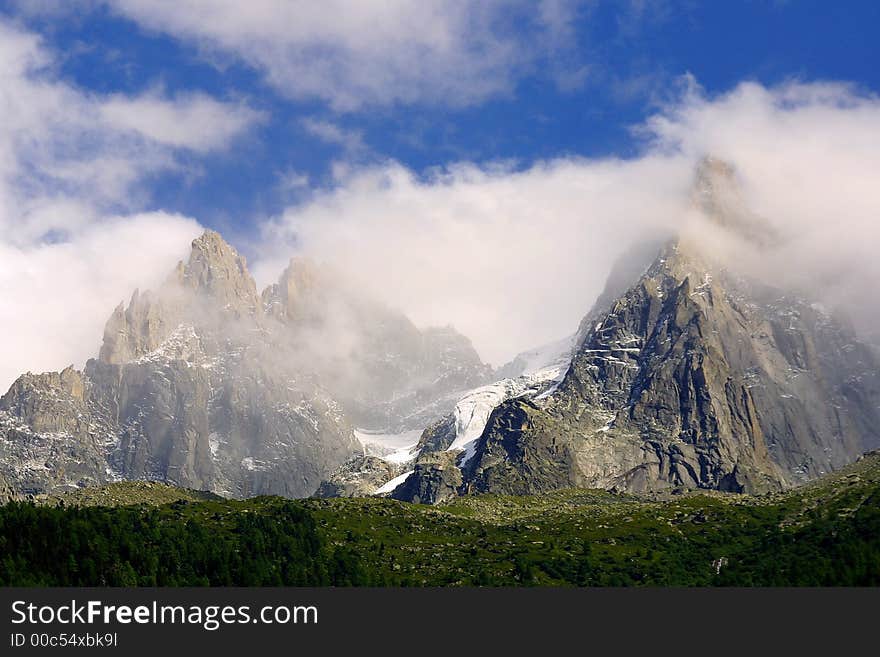 Nice mountain landscape in the summertime – outdoor. Nice mountain landscape in the summertime – outdoor