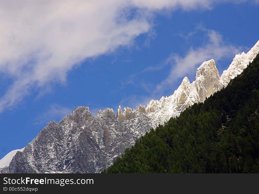 Nice mountain landscape in the summertime – outdoor. Nice mountain landscape in the summertime – outdoor