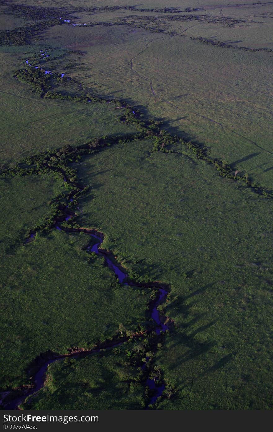 River Mara snaking across the Masai Mara National Reserve, Kenya, Africa. River Mara snaking across the Masai Mara National Reserve, Kenya, Africa