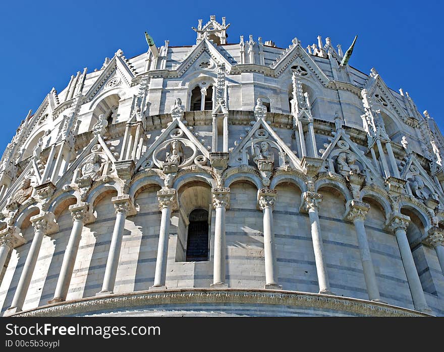 The Baptistery Of Pisa, Italy