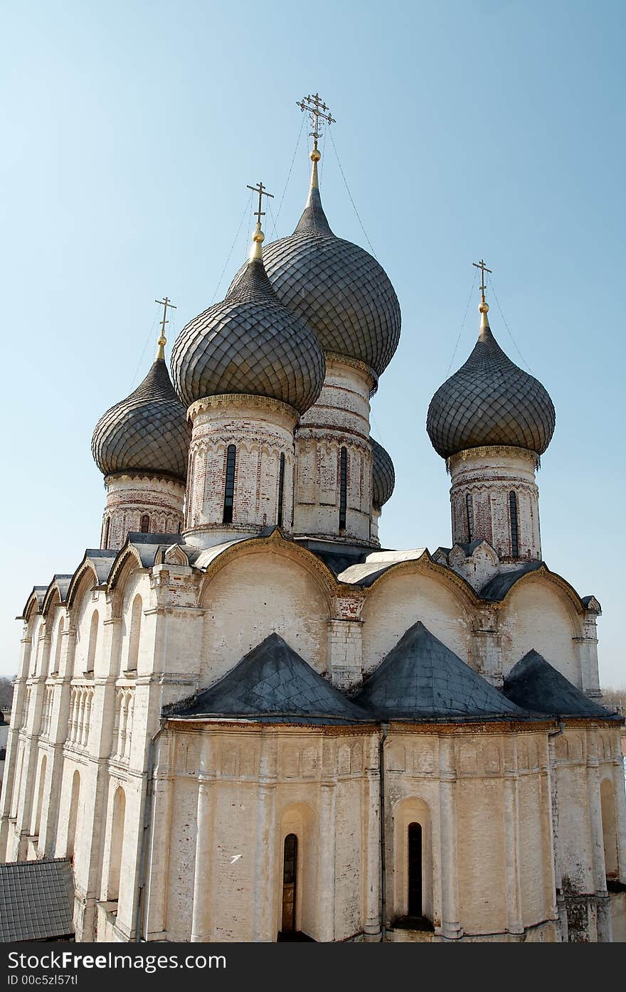 Old churches in Rostov-Velikiy, Russia