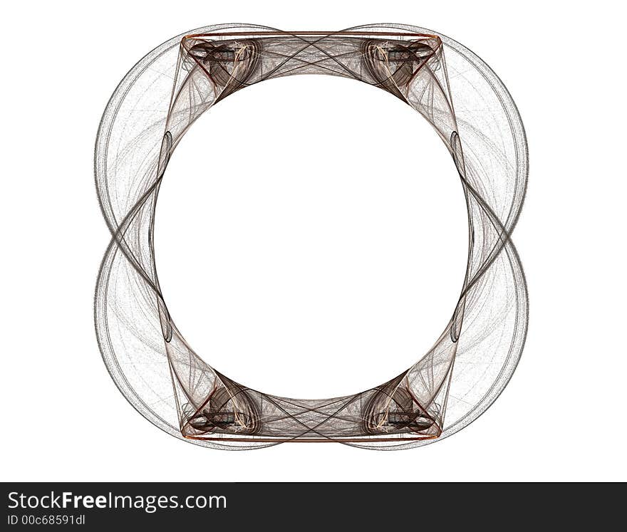 Oval frame pattern