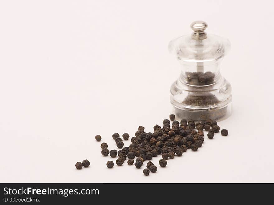 Black peppercorns