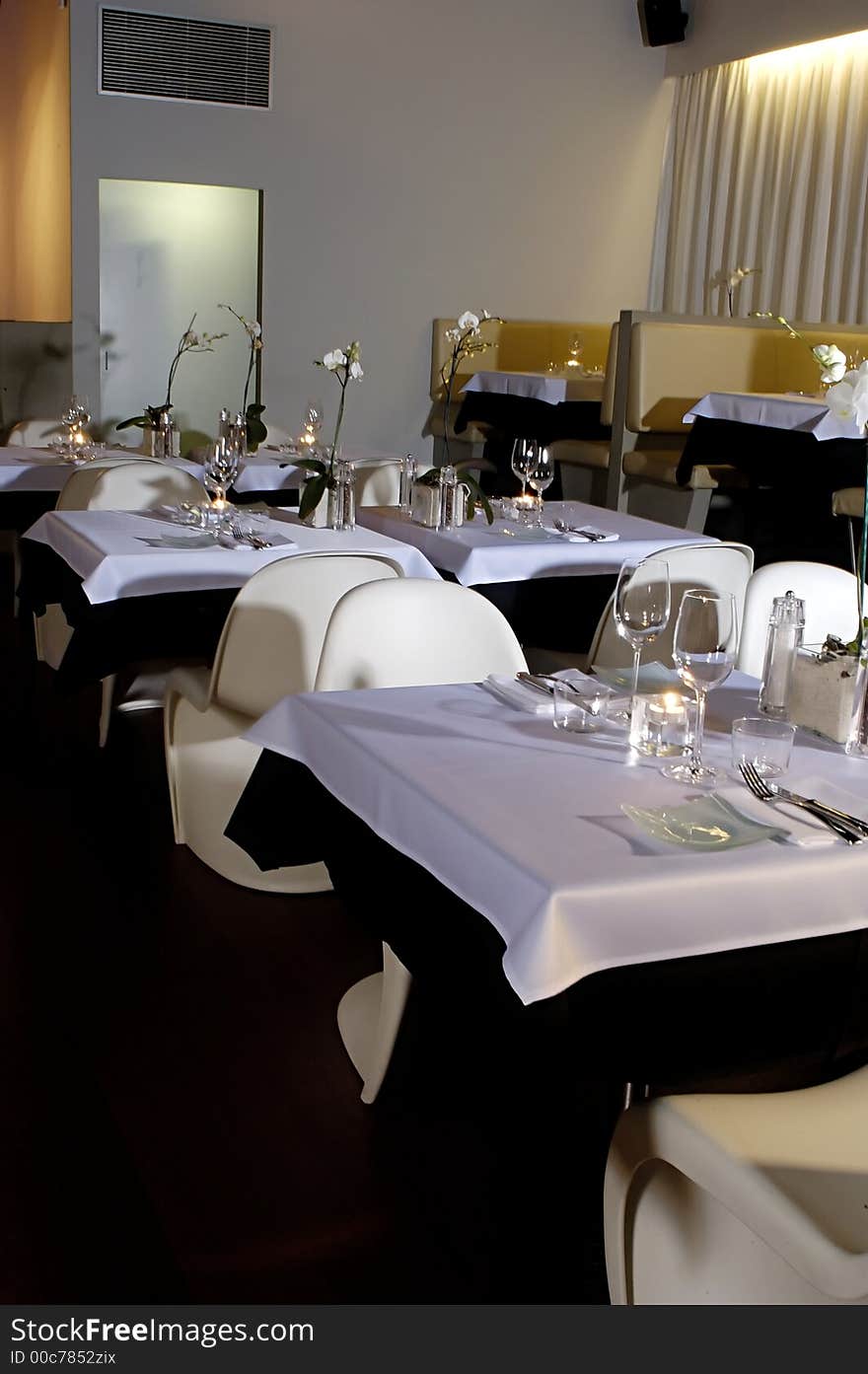 Picture of modern restaurant interior