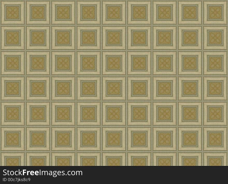 Brown Kitchen Tiles Pattern