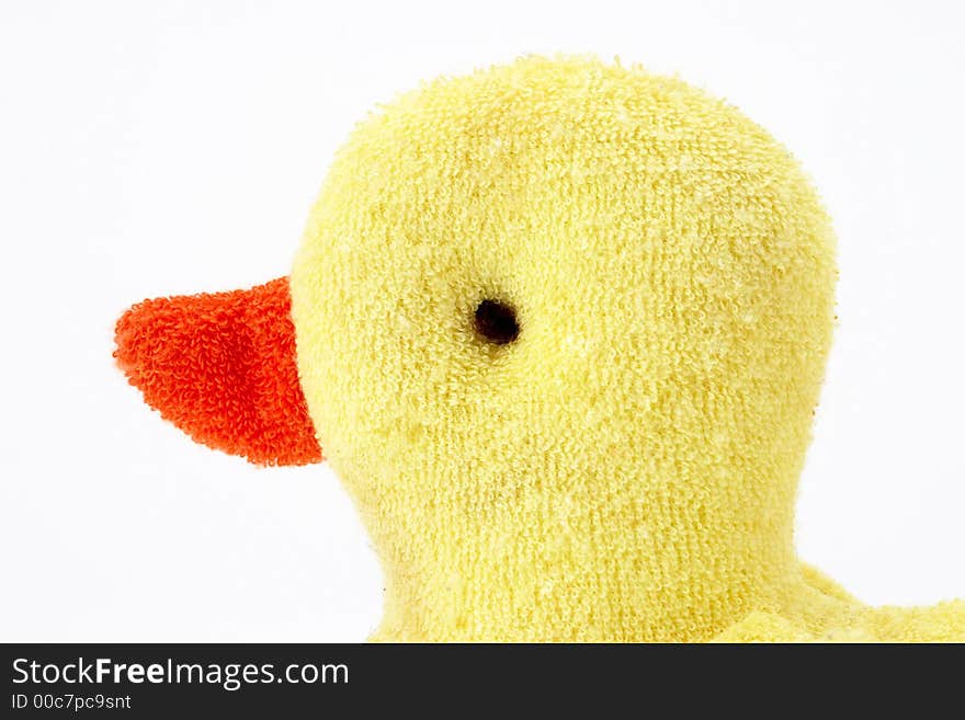 Toy duck head