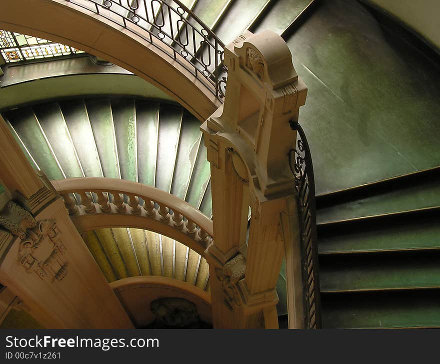 Stairs in  Collegium Maius UAM in Poznan