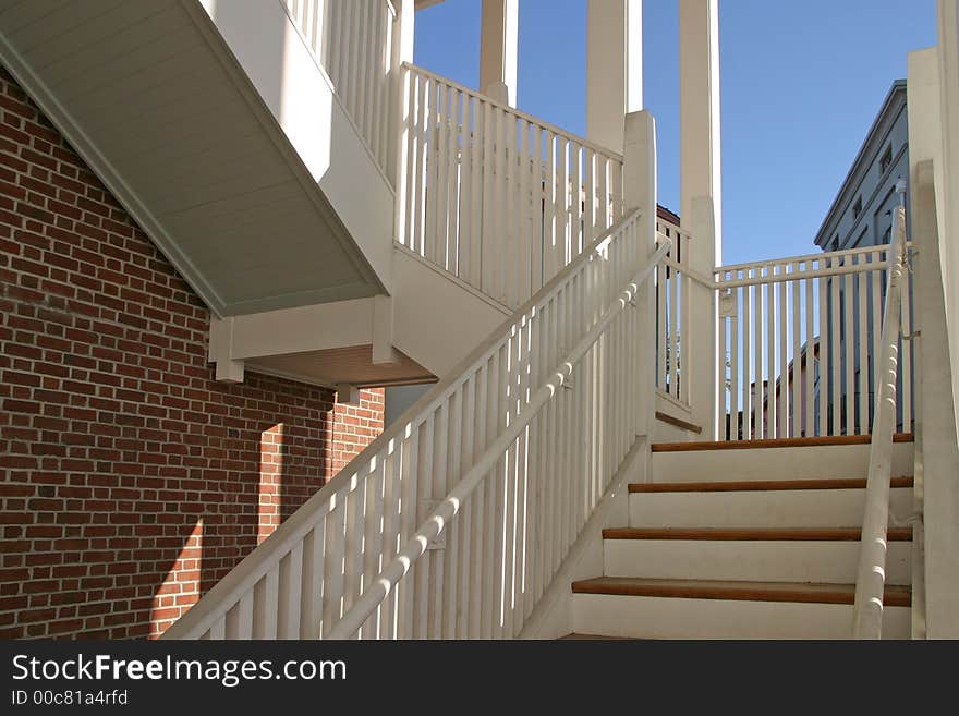 Abstract Staircase in Celebration Florida. Abstract Staircase in Celebration Florida