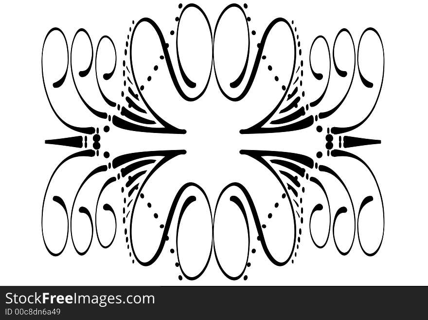 Decorative ornament shapes. My check portfolio other different image. Decorative ornament shapes. My check portfolio other different image