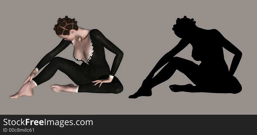 Digital figure for your projects. Digital figure for your projects