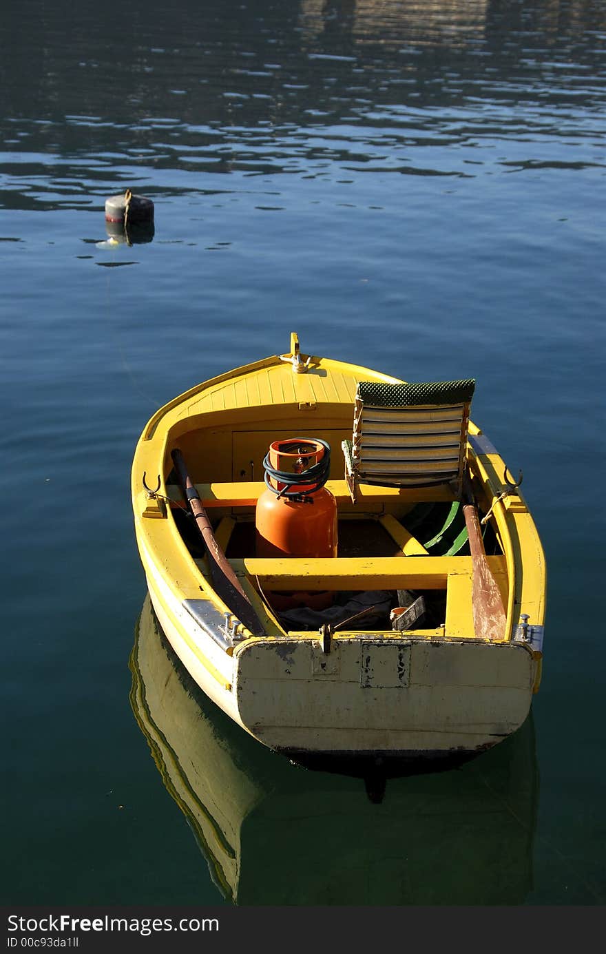 Boat at the sea on the south of montenegro. Boat at the sea on the south of montenegro