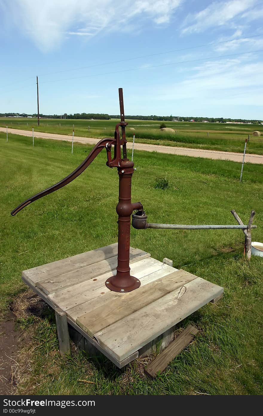 Old Water Pump and Well