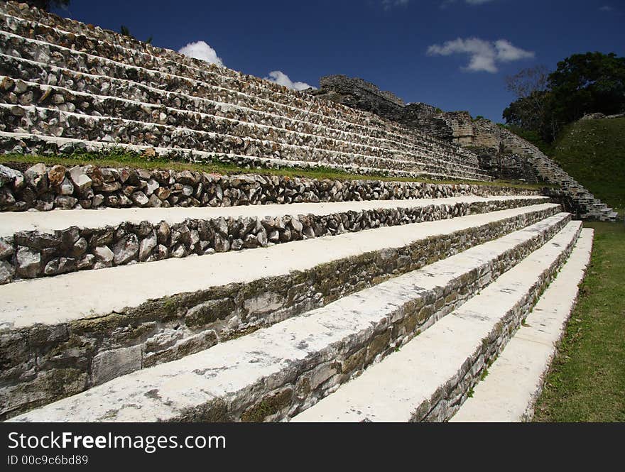 Stairs of Maya Temple