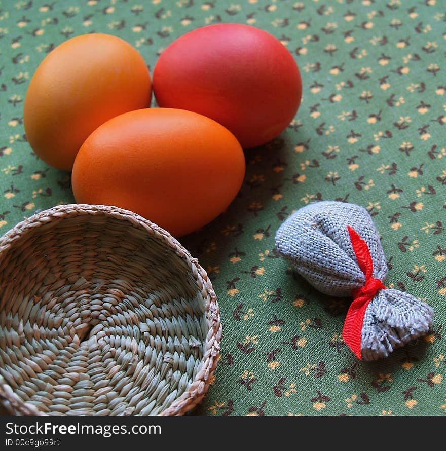 Small still life for easter. Small still life for easter