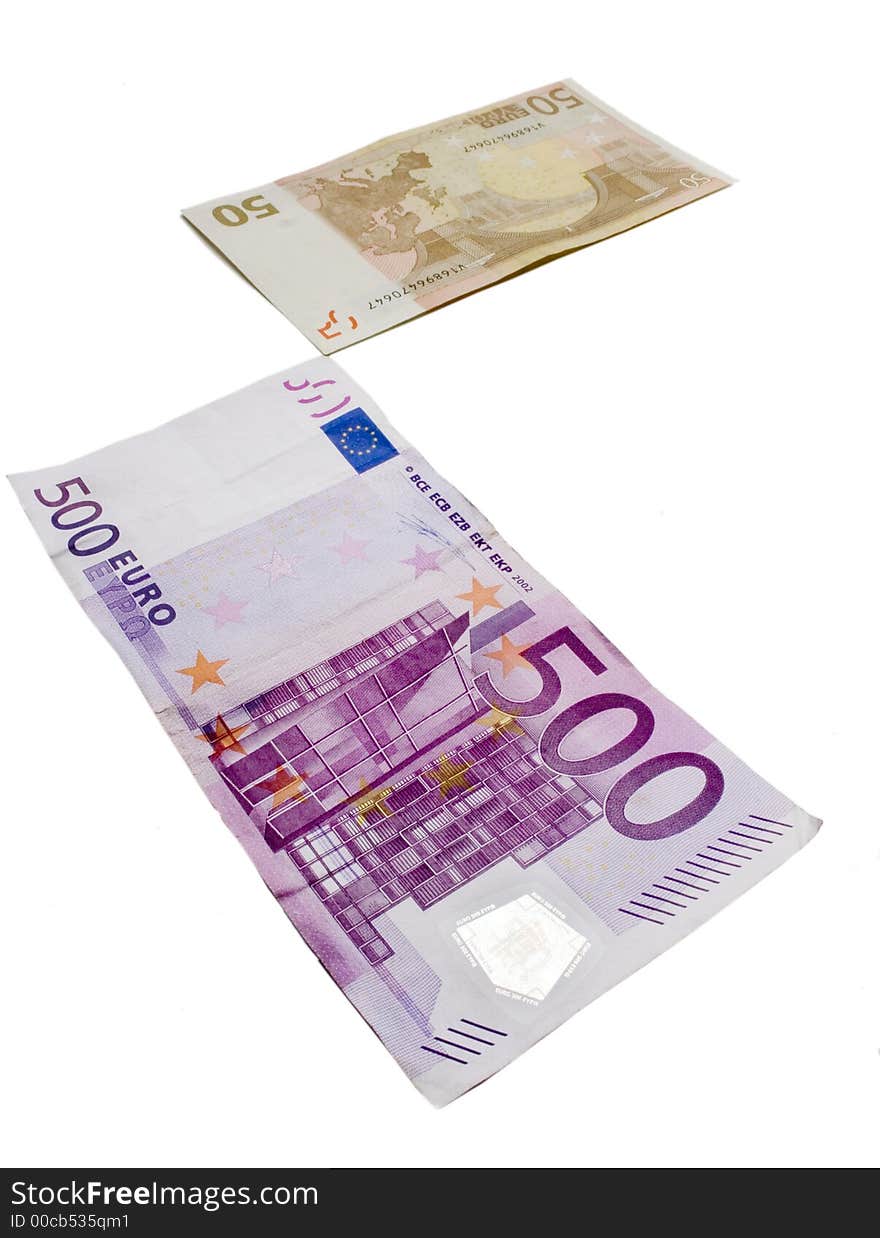 Background  composed from euro banknotes. Background  composed from euro banknotes