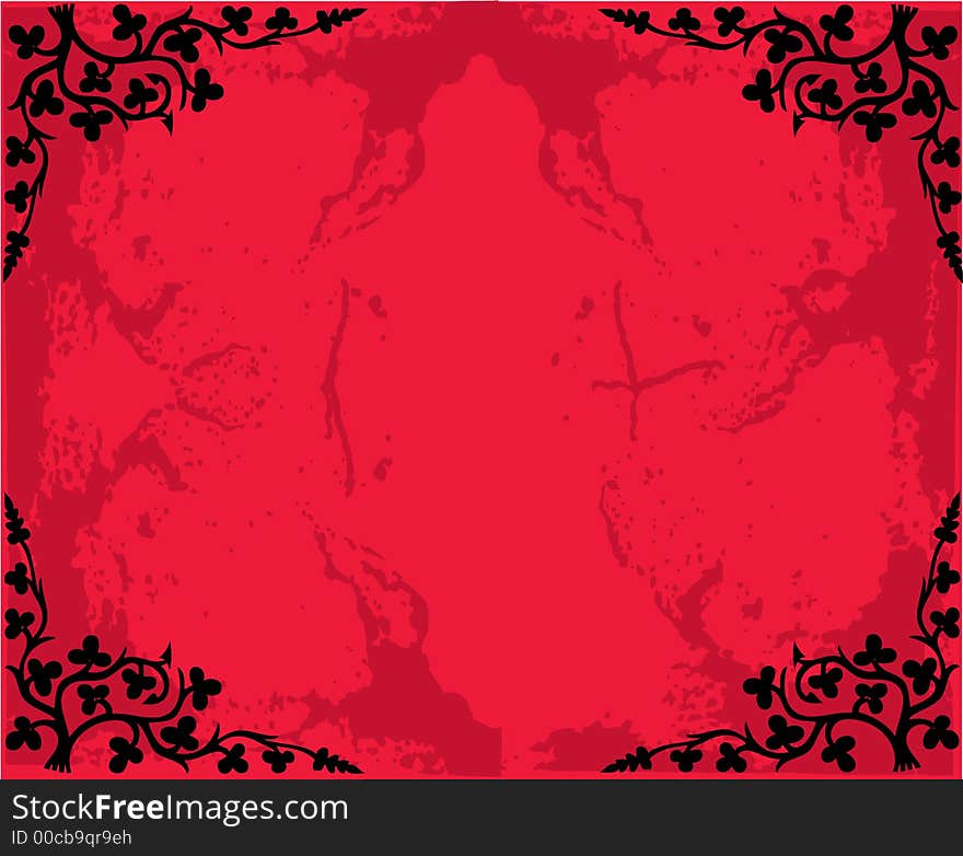 Original frame with ornaments - vector illustration