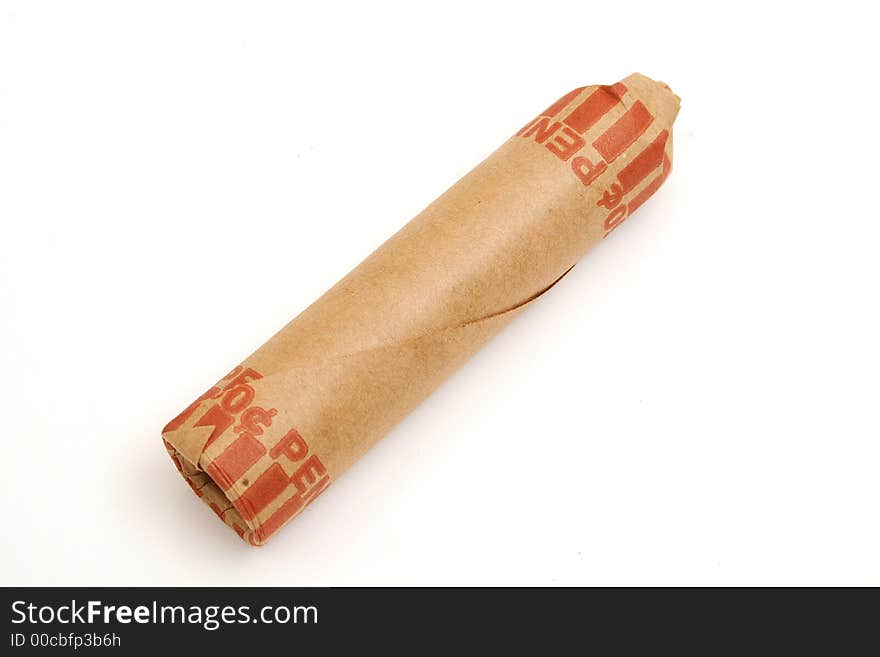 Single roll of pennies