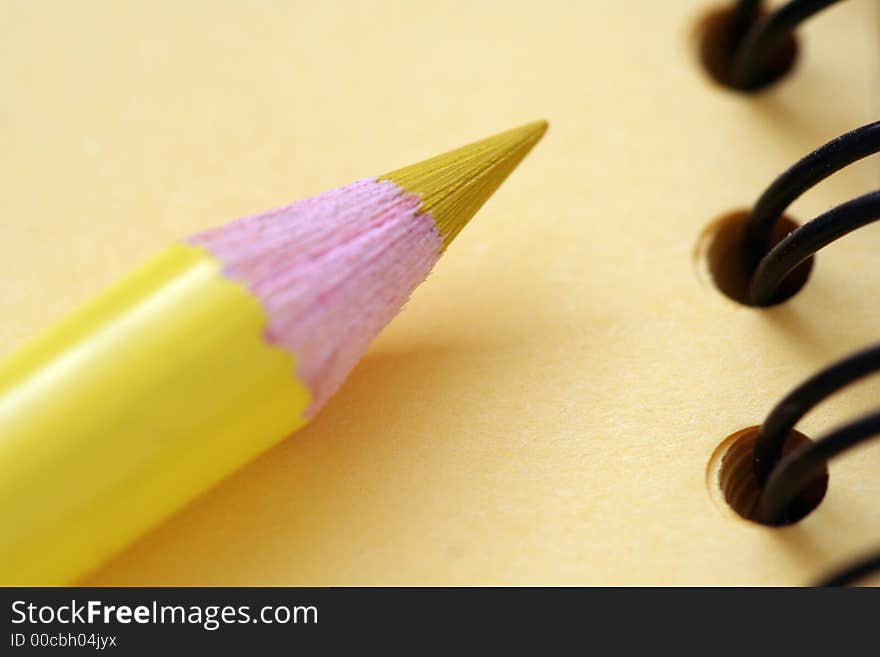 Yellow Pencil Close-up