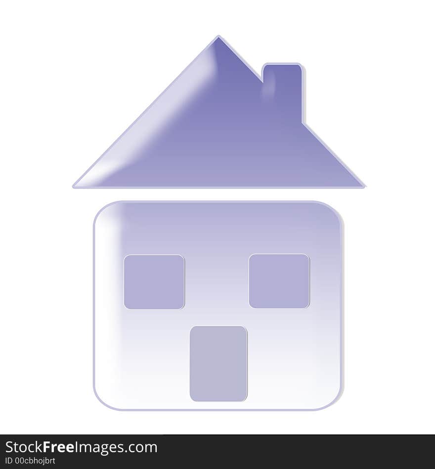 Home icon computer generated graphic