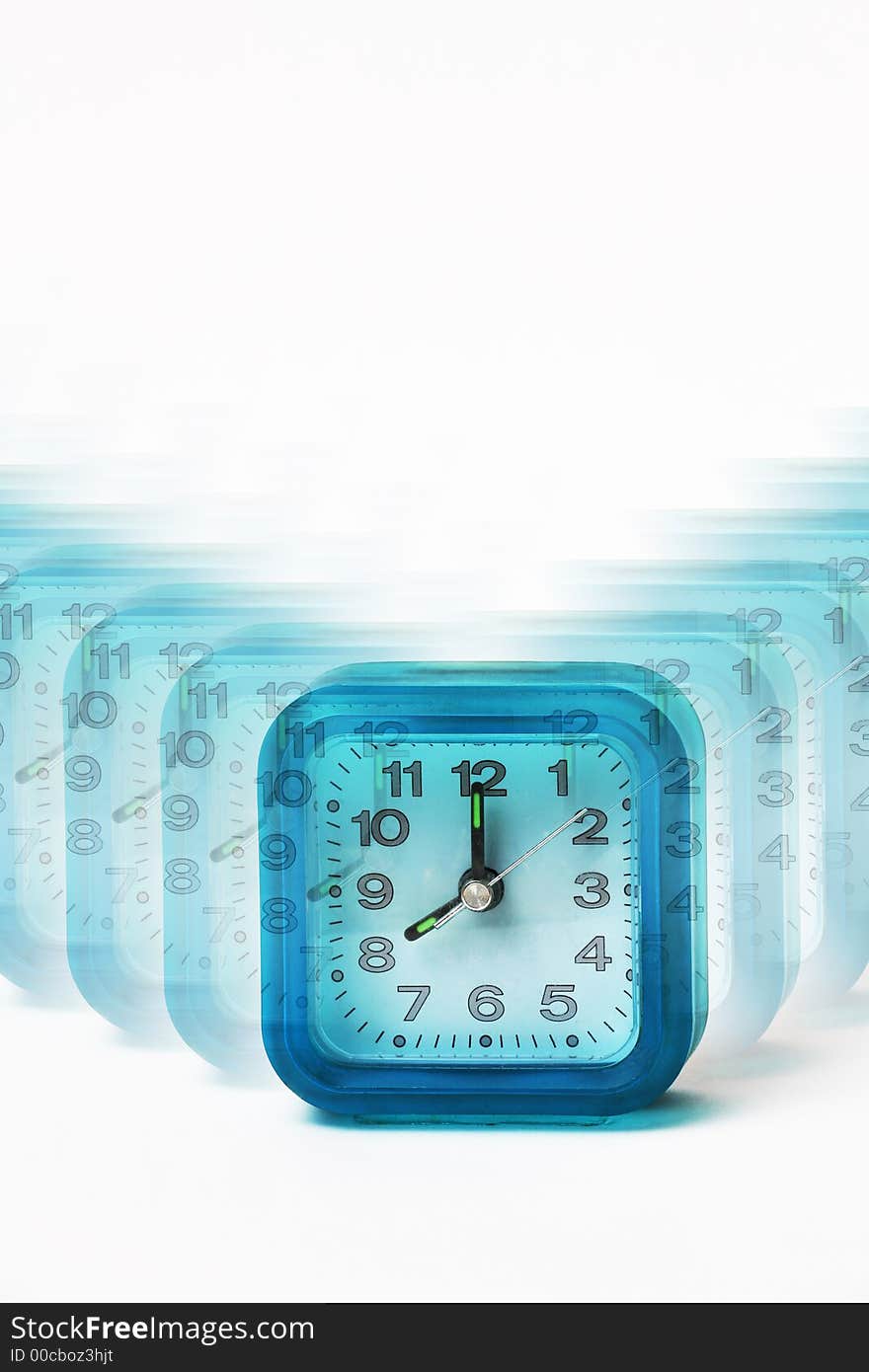 Blur View Of Clocks