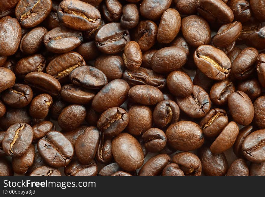 Coffee Beans Texture