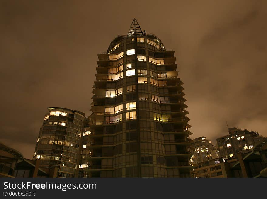 High end high rise condominium development in Vancouver, Canada. High end high rise condominium development in Vancouver, Canada.