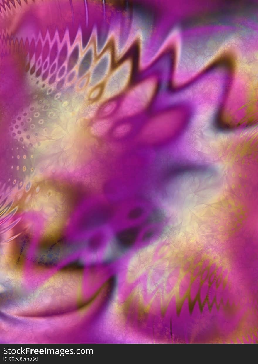 Purple Psychedelic Texture