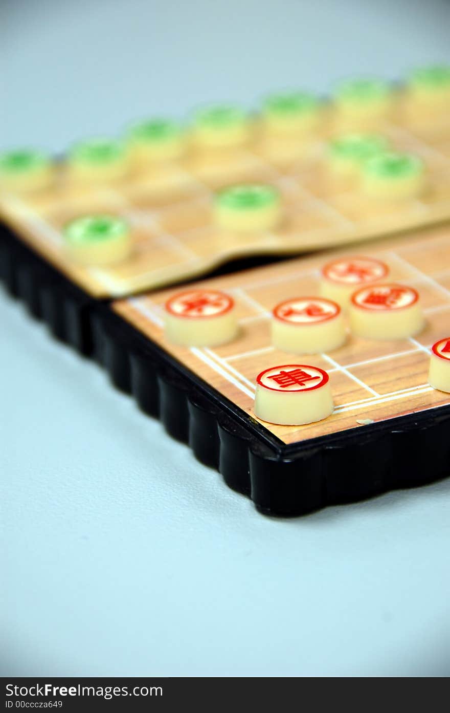 Chinese chess board and seeds