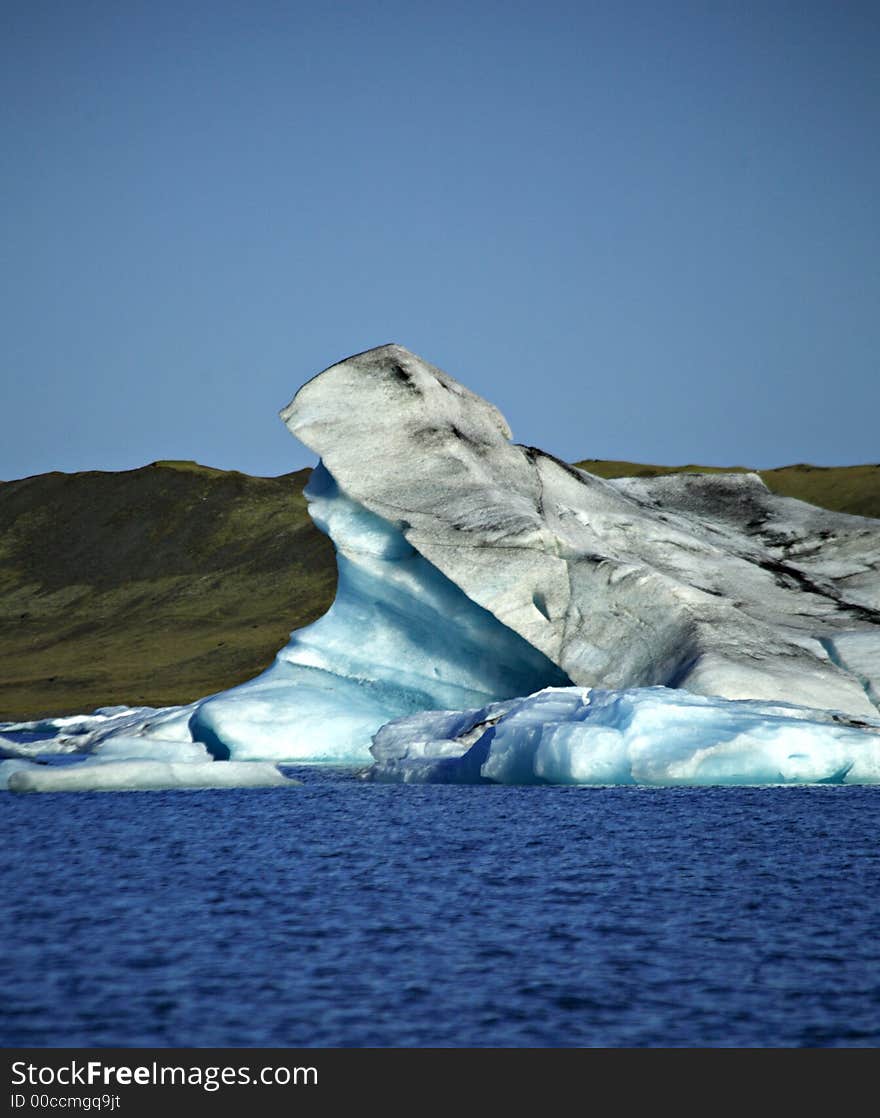 Close up iceberg