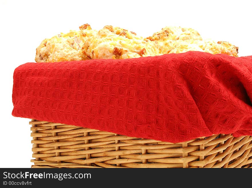 Sausage Cheese Biscuit In Basket Level