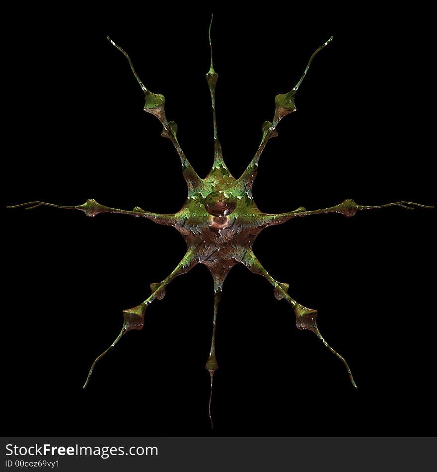 Rendered image of a 3d model I created ~ unknown organism ~. Rendered image of a 3d model I created ~ unknown organism ~