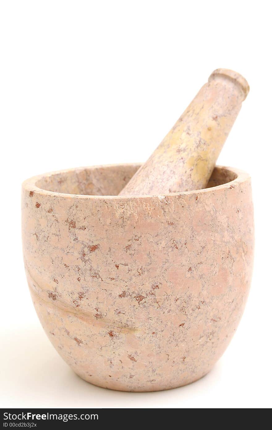 Shot of Mortar and Pestle vertical