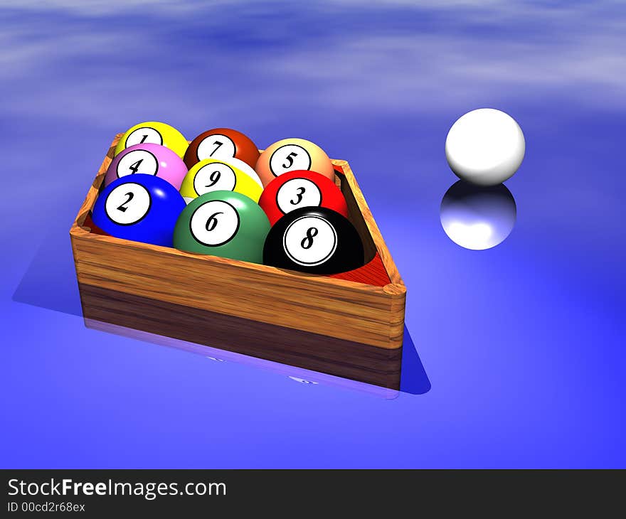 Eight Ball poll ract setup