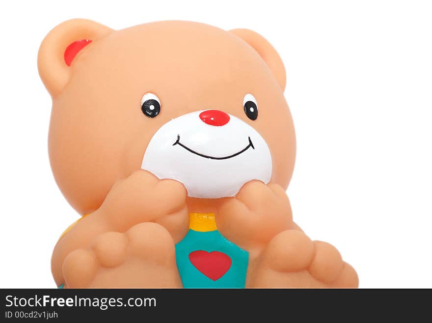 Rubber bear for young children