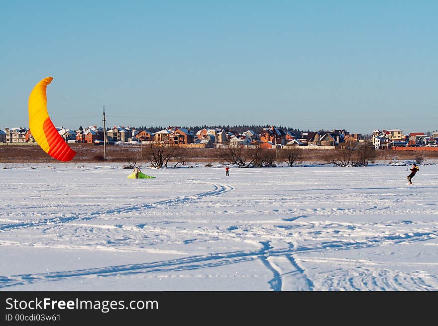 Snowkiting