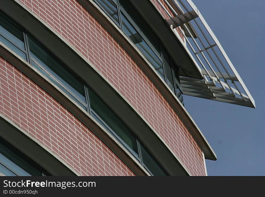 Detail of Modern Dutch Office Building